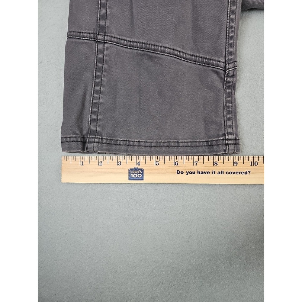 Mountain Khakis Women's Size 10P 33x29 Gray Bootcut Stretch Work Pants - Picture 4 of 9